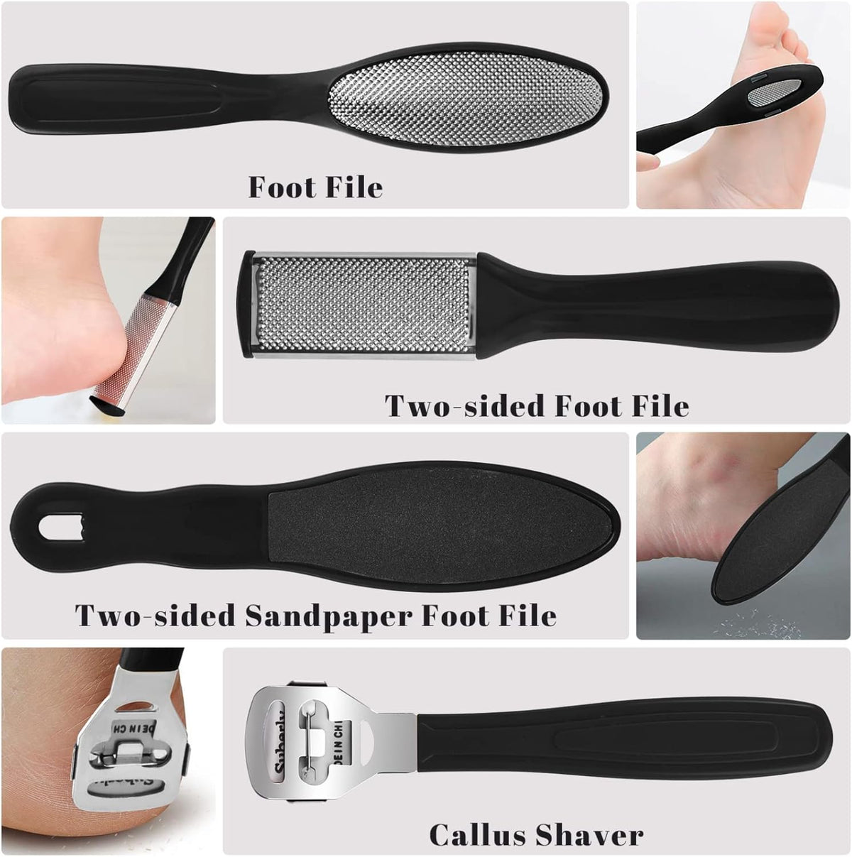 30-in-1 Foot File Pedicure Set