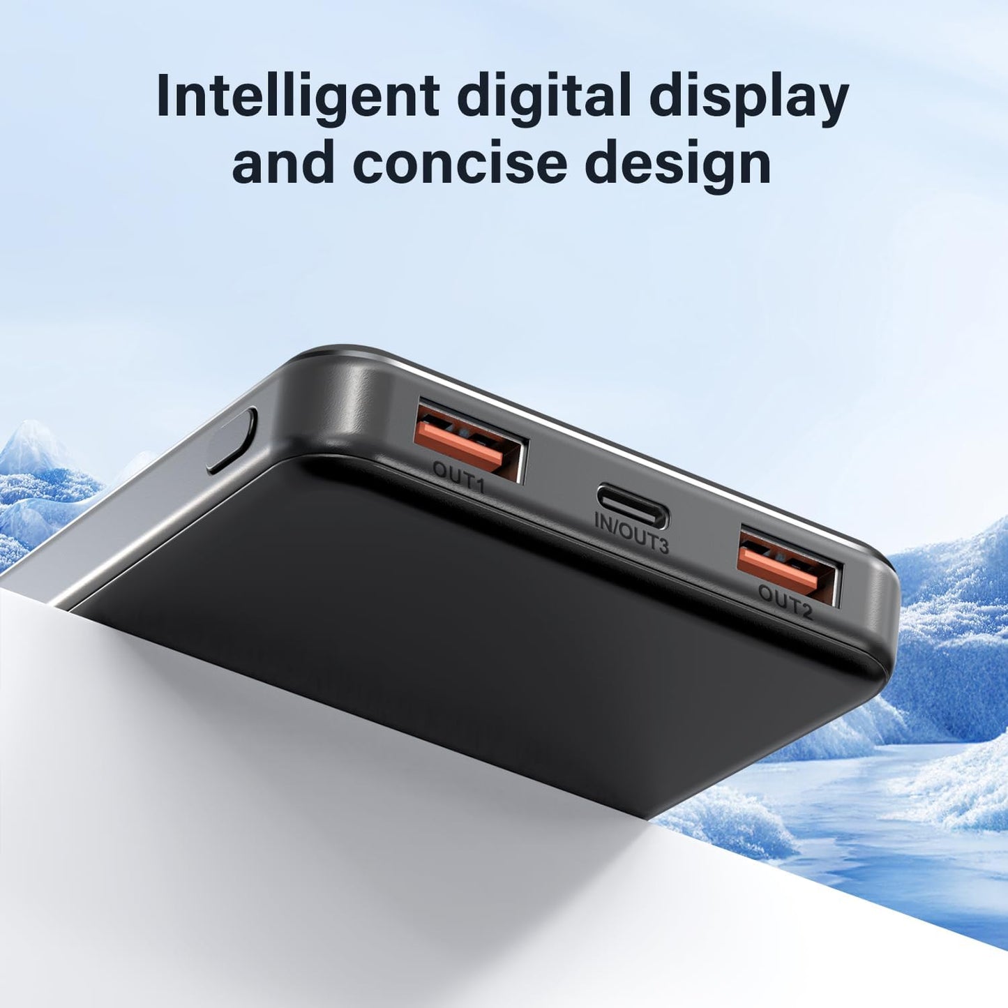 Power Bank, Portable Charger 12000mAh Fast Charging PD22.5W USB-C/USB-A Output, PowerBank Phone Battery Pack for iPhone 16 15 14 13 Plus Pro Max Mini Glaxy