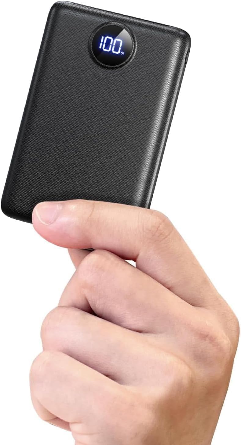 Power Bank Fast Charging 27000mAh, 22.5W Portable Charger(USB-C Input & Output), PD 3.0 QC 3.0 External Mobile Phone Battery with LED Display, Compatible with iPhone 16 15 14 13 12 Pro Max and More