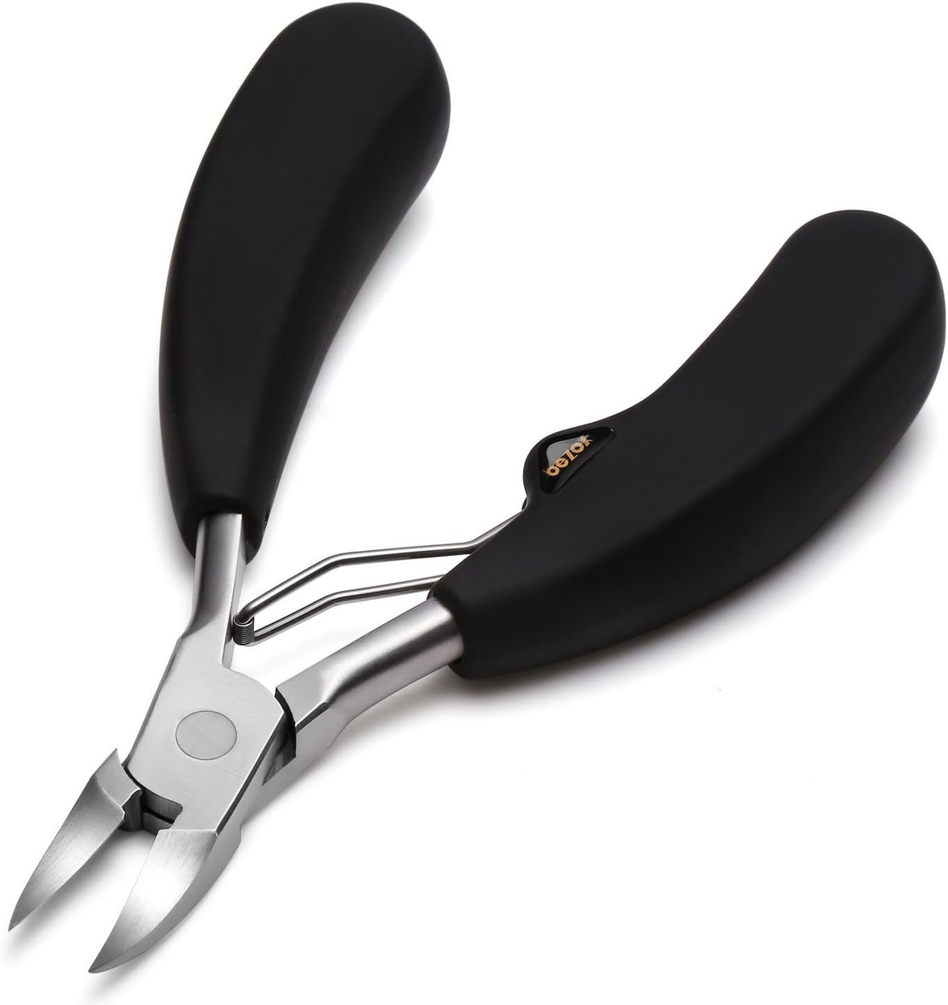 BEZOX Precision Toenail Clippers for Thick or Ingrown Toenails- Podiatrist Toenail Clippers - Professional Large Nail Clipper Grooming Tool -Spare Spring