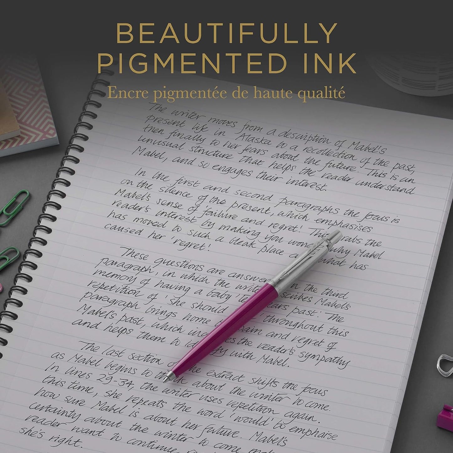 Parker Ballpoint Pen Refills | Medium Point | Black QUINKflow Ink | 2 Count