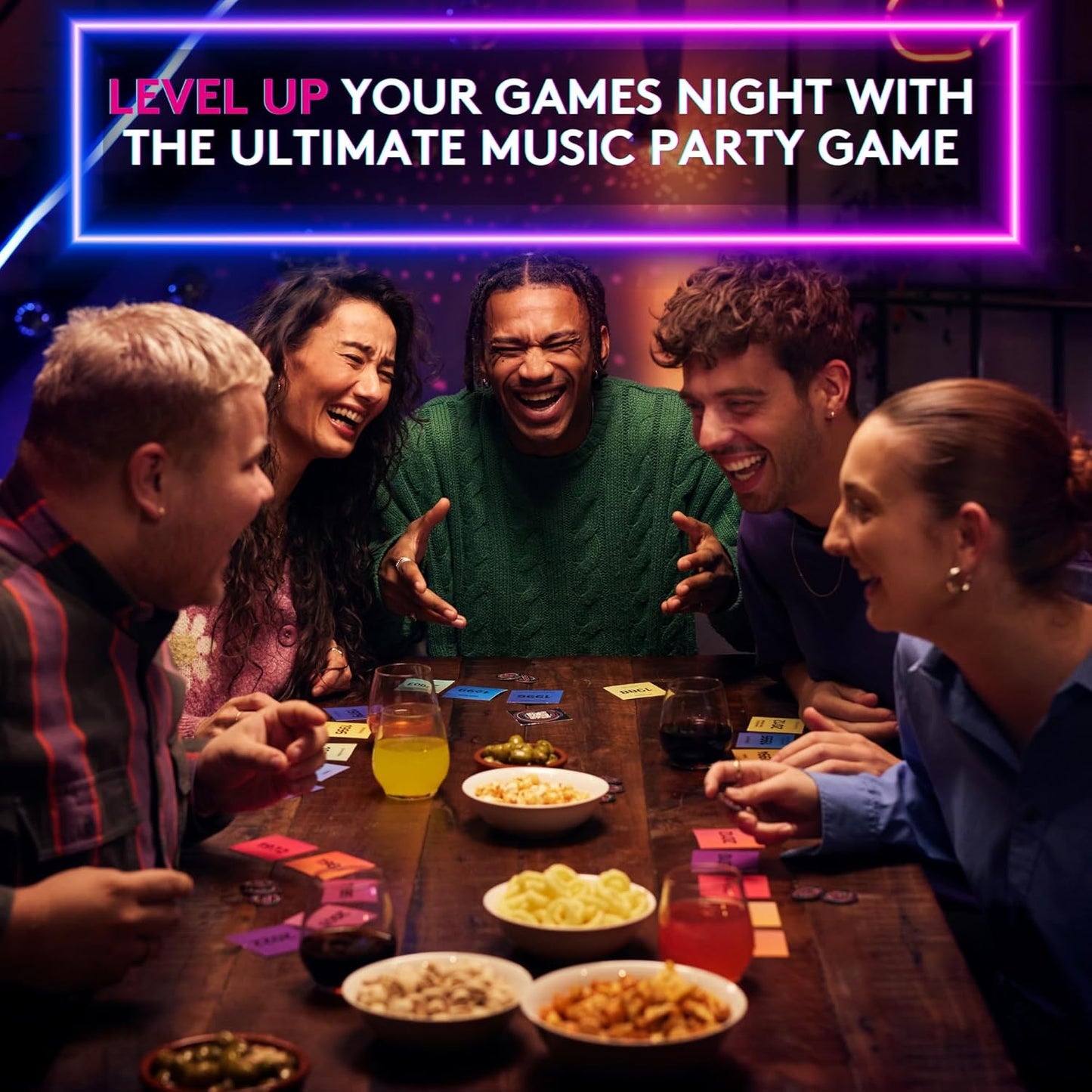 Hitster - The Music Party Board Game, Card Game, Fun Music Quiz Game, 2-10 Players - 300+ Iconic Music Hits - Great For Game Nights, Date Nights, Parties, Adult and Family Games - Jumbo (UK Edition)