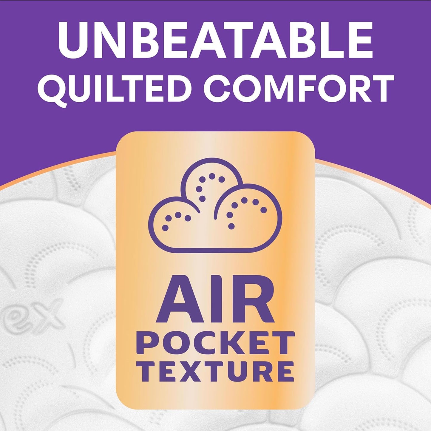 Andrex Ultimate Quilts Toilet Tissue 24 Rolls, Air Pocket Technology for Soft, Thick Sheets - 4 Quilted Toilet Rolls x 6 Packs, FSC Certified