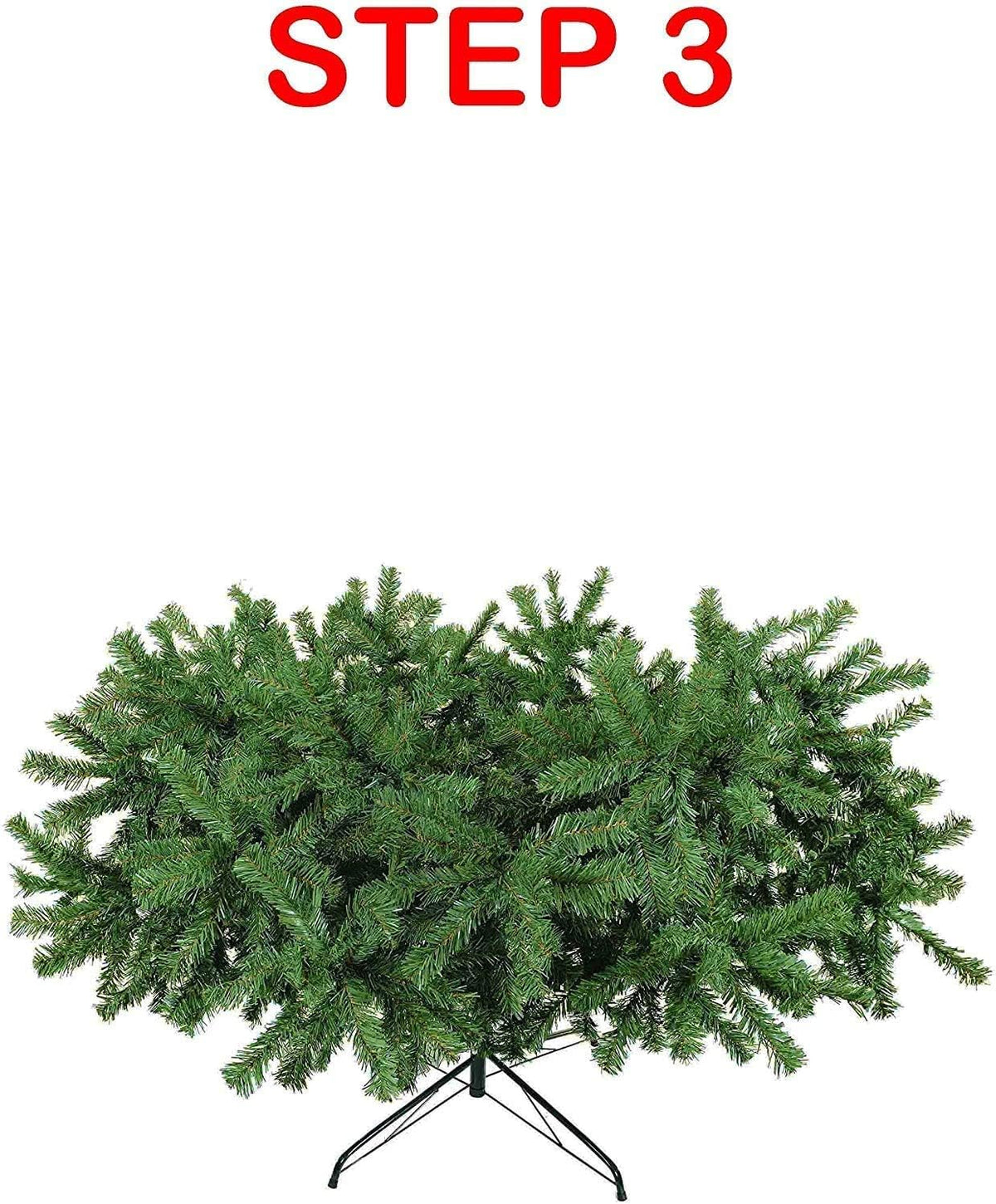 Abaseen 7ft Artificial Christmas Tree Xmas Pine Tree with 1200 Tips Solid Metal Legs Perfect for Indoor and Outdoor Holiday Decoration