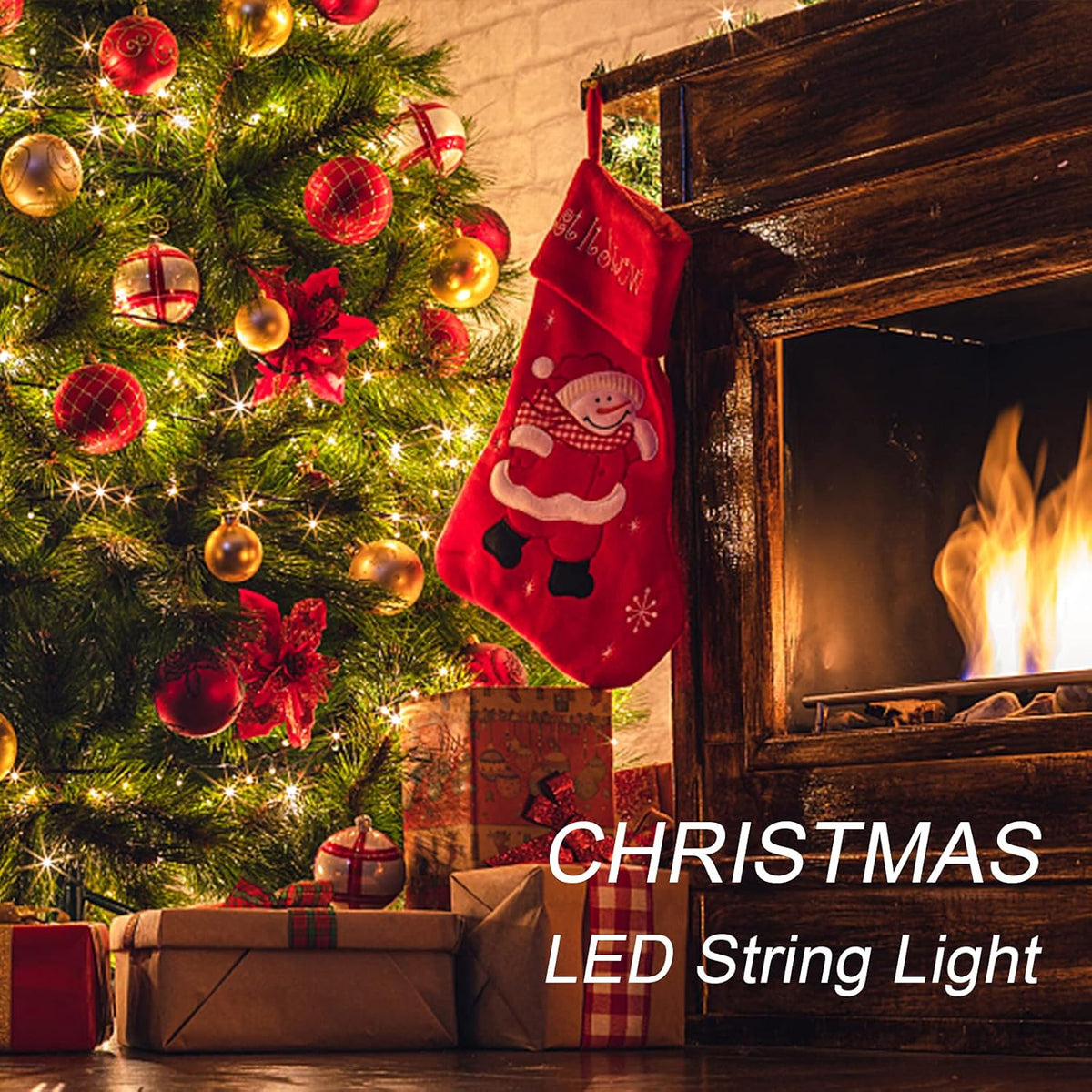 Jsdoin Fairy Lights, 50 LED Battery Operated String Lights Copper Wire Light for Indoor Outdoor Lighting, Bedroom, Wedding Decor, Party, Christmas, Tree Decoration(5M/16ft,WarmWhite)