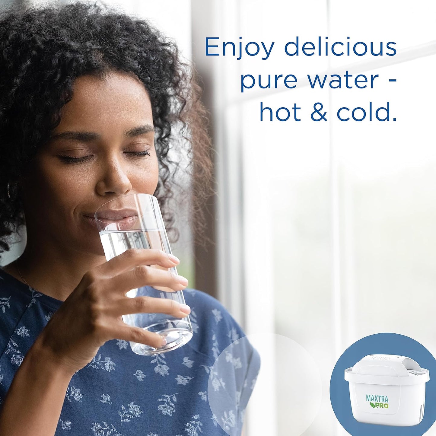 BRITA Marella Water Filter Jug Graphite (2.4L) Starter Pack incl. 3x MAXTRA PRO Pure Performance cartridge - fridge-fitting jug with digital LTI and Flip-Lid - now in sustainable Smart Box packaging