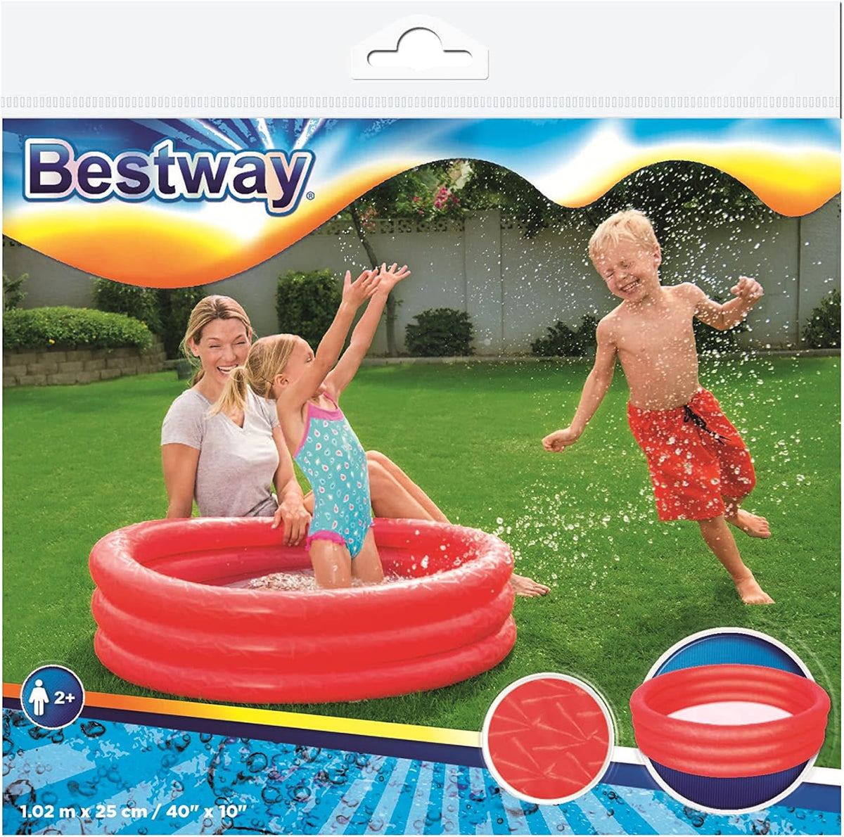 Bestway Play Paddling Pool – Inflatable Kids Pool 1.02m