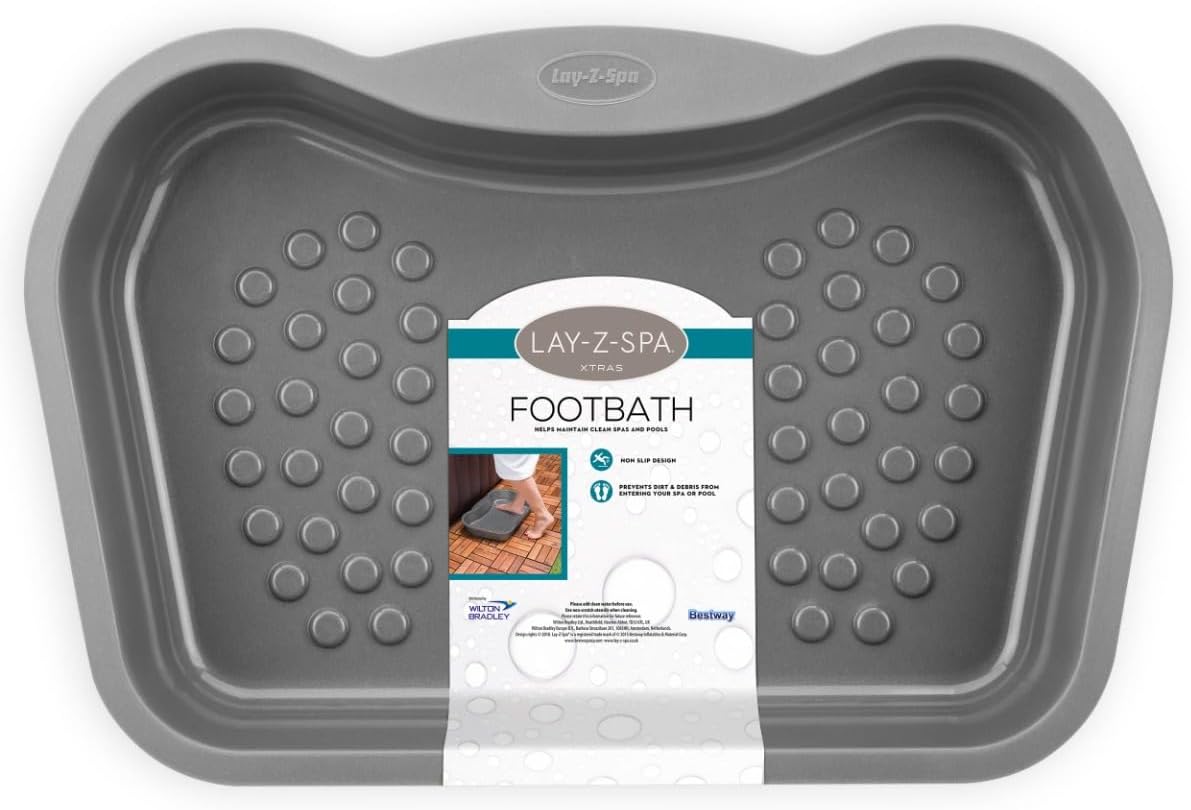 Lay-Z-Spa Foot Bath Tray BWA0011 – Non-Slip Hot Tub Accessory