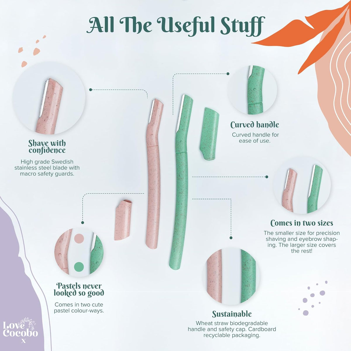 Love Cocobo Dermaplaning Razors