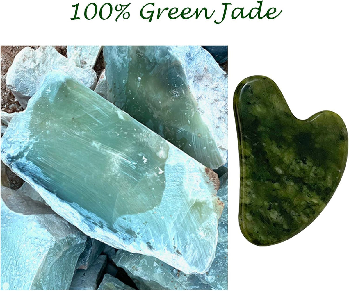 Premium Gua Sha Natural Jade Stone