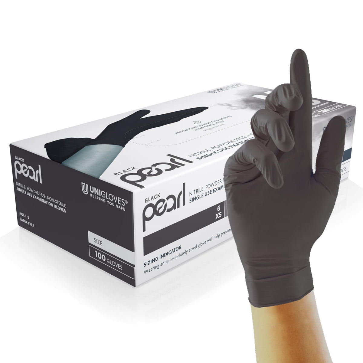 Title
Unigloves Black Pearl Nitrile Examination Gloves