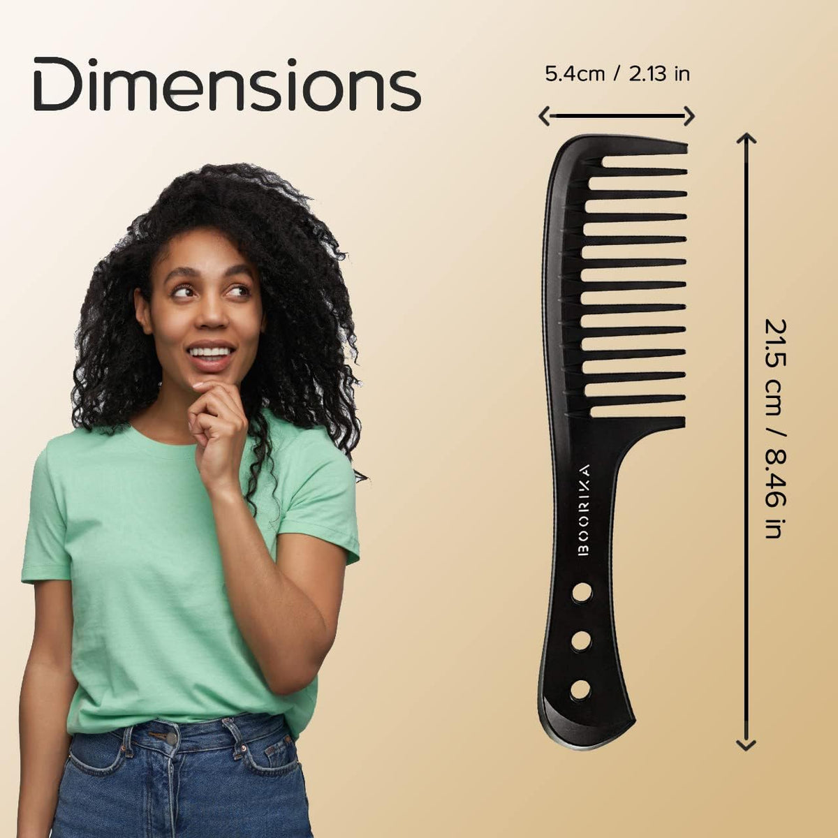 Wide-Tooth Comb