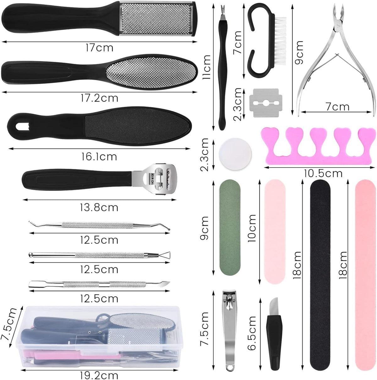 30-in-1 Foot File Pedicure Set