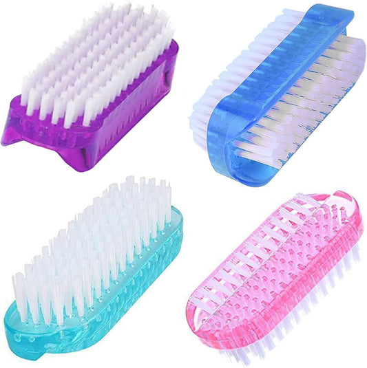 4-Piece Double-Sided Nail Brush Set