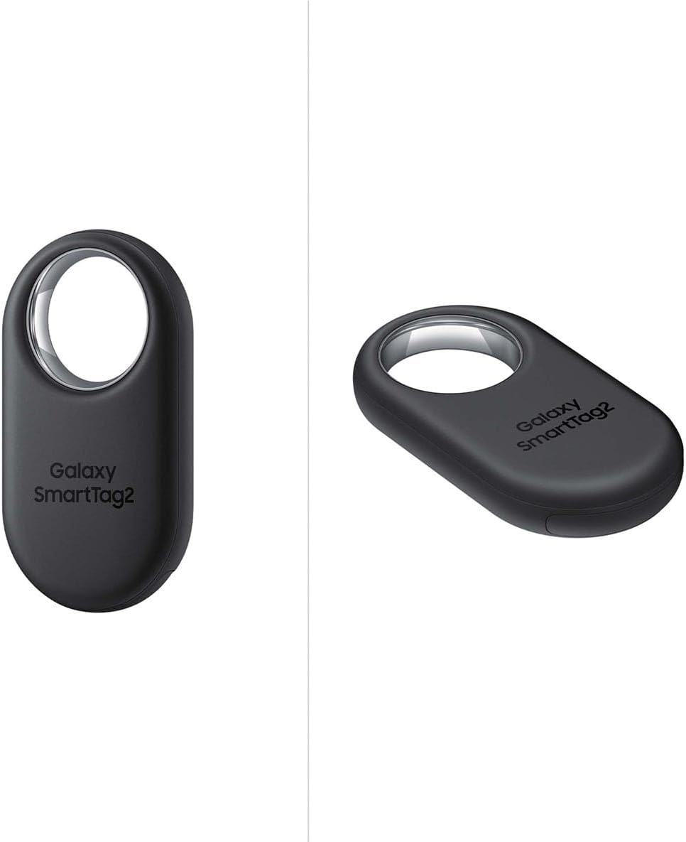 Samsung Galaxy SmartTag2 Bluetooth Tracker (1 Pack), Compass View AR, Find Lost Mode, Black