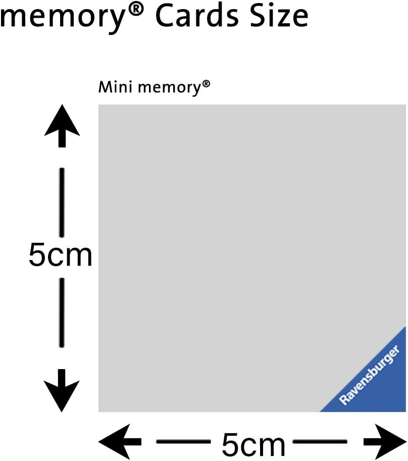 Ravensburger Marvel Spiderman Mini Memory Game - Matching Picture Snap Pairs Game For Kids Age 3 Years and Up