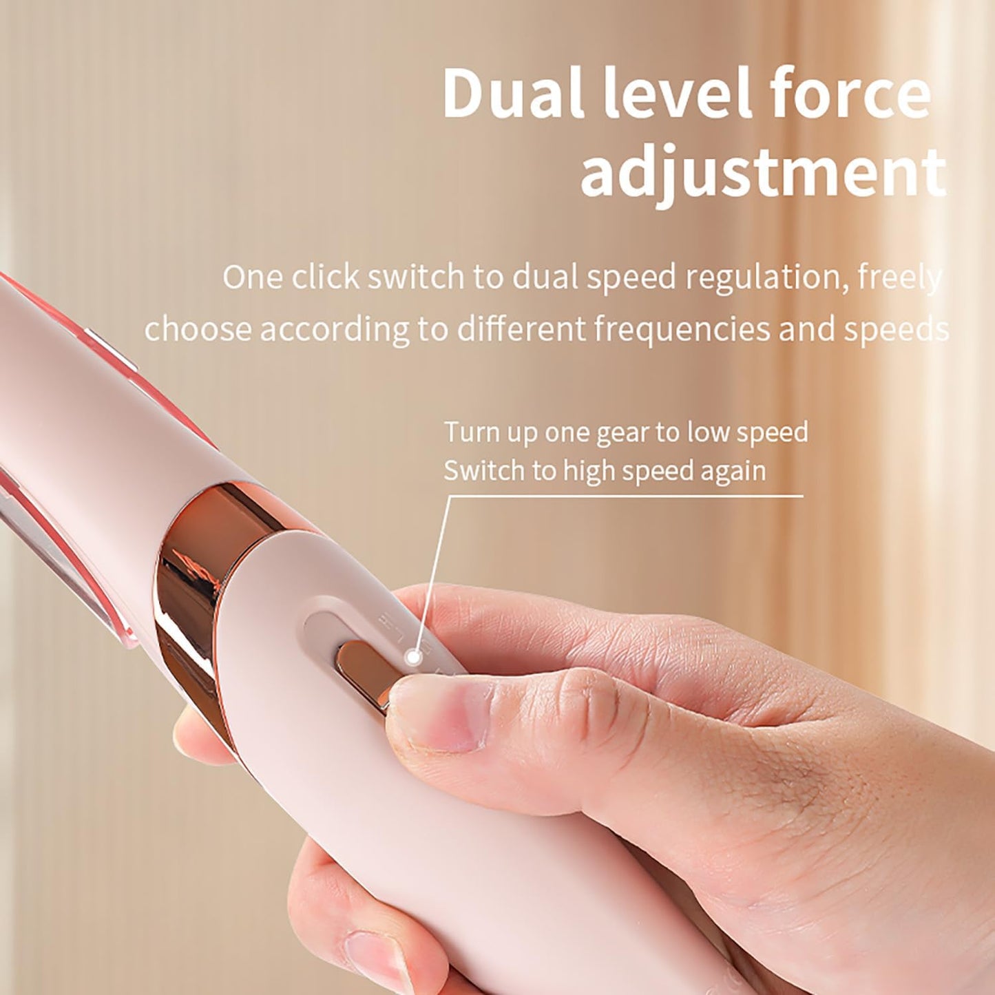 UQQU Electric Foot File – Professional Foot Care Tool for Smoother, Softer Feet – Pedicure Kit for Dry and Rough Skin – White