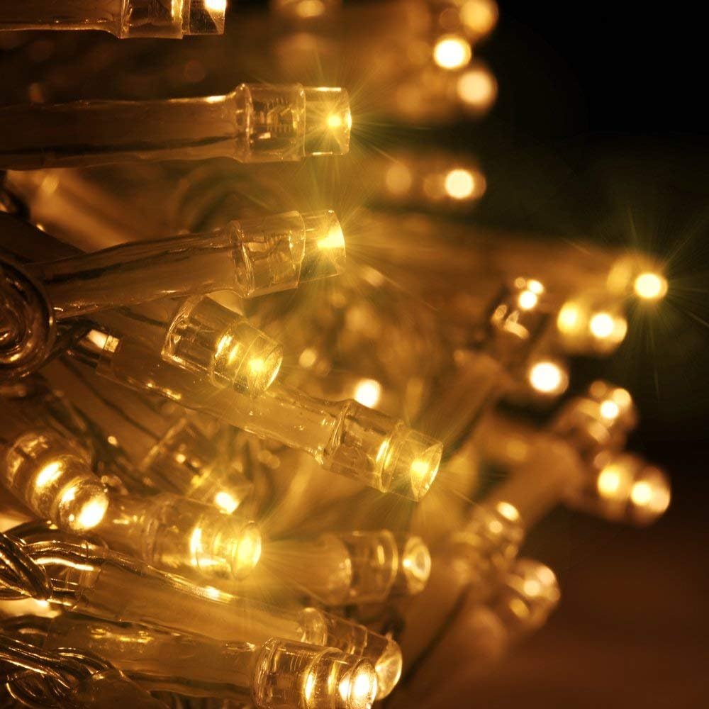 HHMTAKA Fairy Lights with 40 Warm White LEDs on 6m of Clear Cable