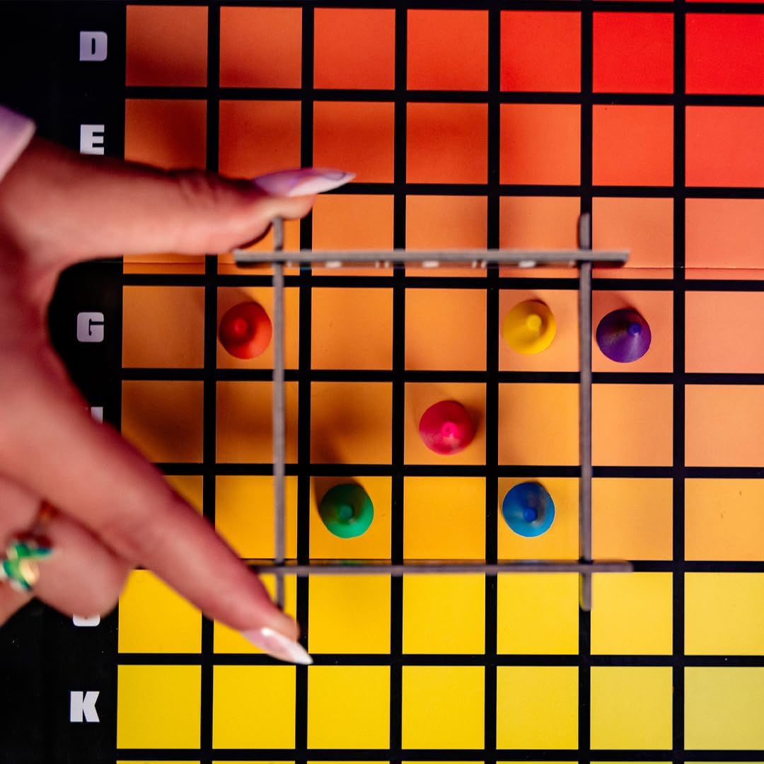 USAopoly | Hues and Cues | Guessing Board Game | Ages 8+ | 3-10 Players | 30 Minutes Playing Time