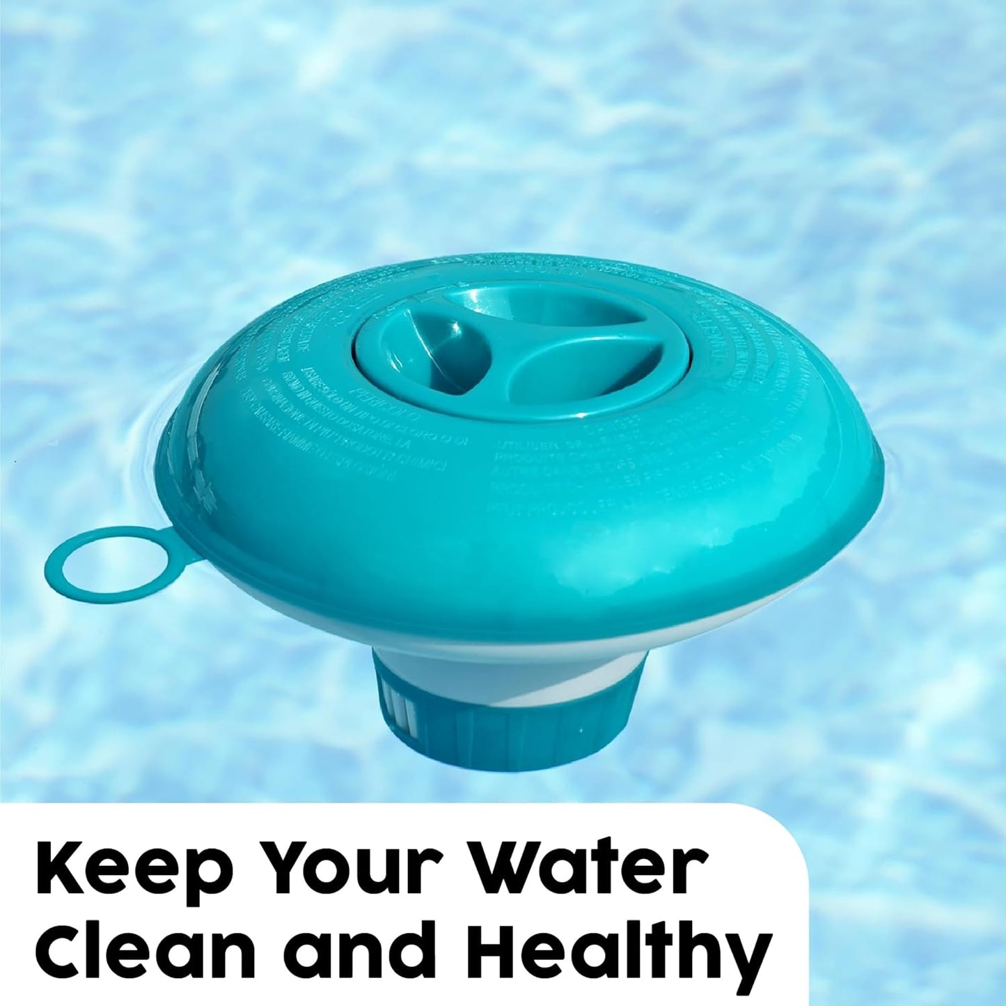 Bestway Floating Chemical Dispenser for Hot Tubs and Swimming Pools, 5 inch Chlorine Tablet Holder, Multi-Functional Chlorine Tablet Dispenser