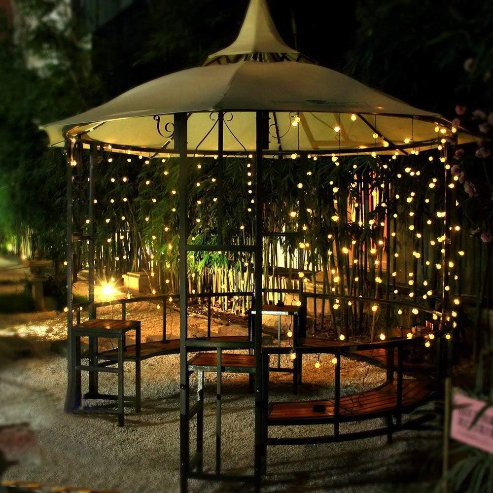 Battery Fairy Lights, Christmas Lights Battery Powered with 8 Lighting Modes 16ft 50LEDs Waterproof Fairy Lights for Bedroom Outdoor Party Living Room