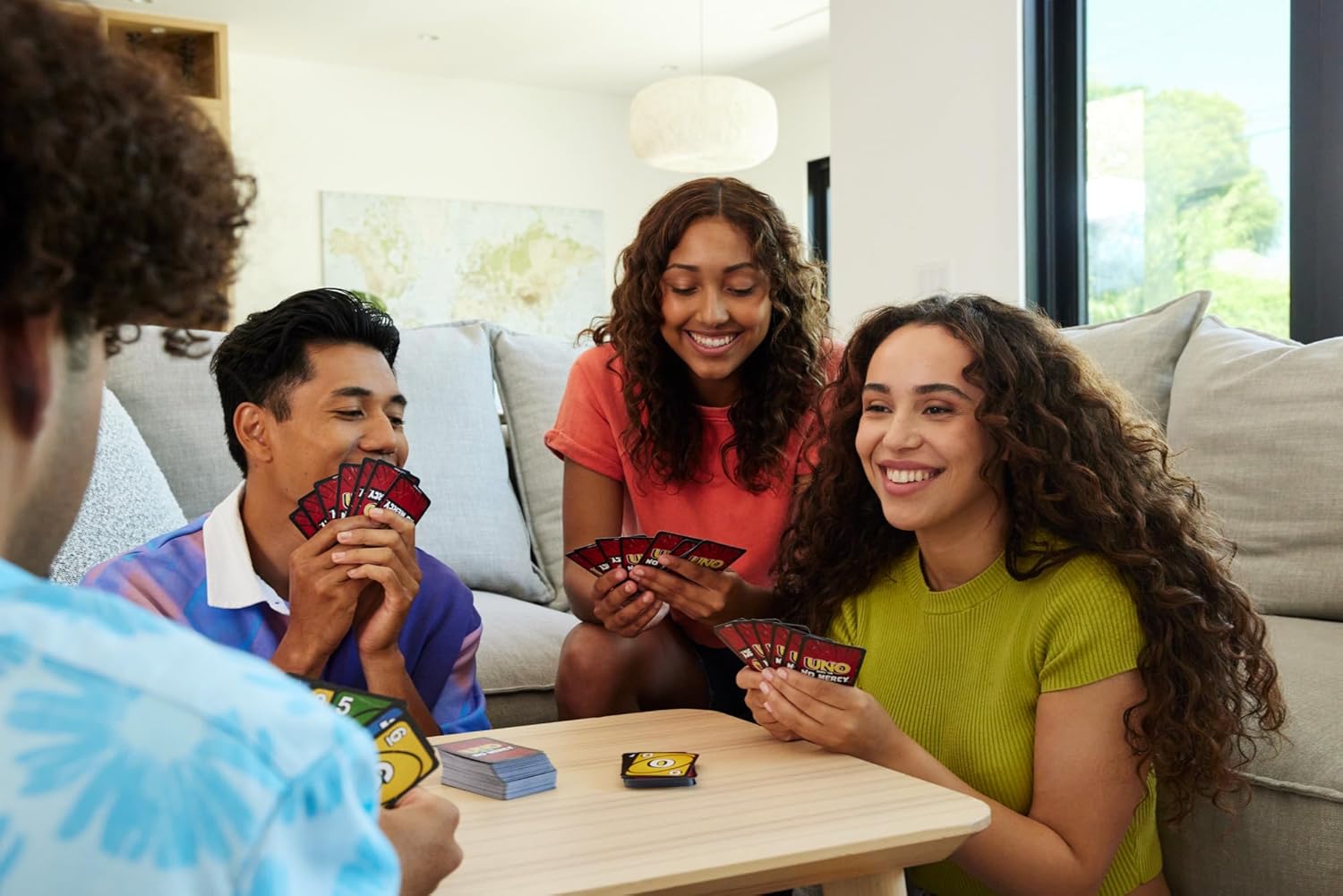 Mattel Games UNO Show ?em No Mercy Card Game for Kids, Adults & Family Parties and Travel With Extra Cards, Special Rules and Tougher Penalties., HWV18