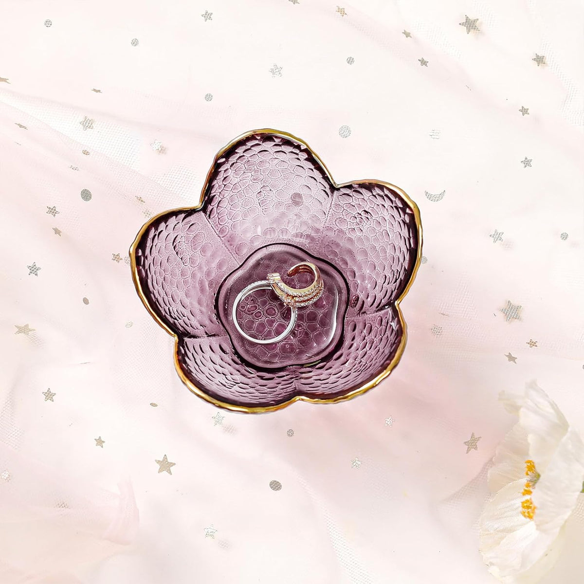 Gifts For Women Trinket Dish Unique Birthday New Home Gifts For Women Her Jewellery Tray Cute Room Decor Aesthetic Bedroom Accessories Ring Dish Holders Small Friendship Christmas House Warming Gifts