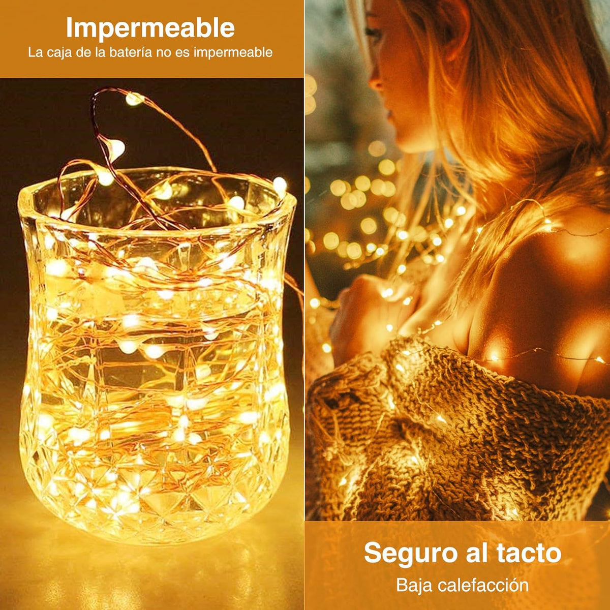 litogo Battery Fairy Lights Indoor with Timer, 3M 30LED String Lights Battery Operated, Waterproof Copper Wire Christmas Lights for Outdoor Bedroom Party Wedding Decorations, Warm White