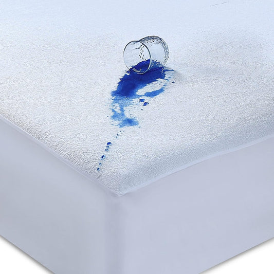 Caroline Shatuik Waterproof Mattress Protector King |40cm Extra Deep Fitted King Size Waterproof Bed Protector Topper | Non Noisy & Breathable Mattress Cover King Size Bed(152 X 200 +40CM)