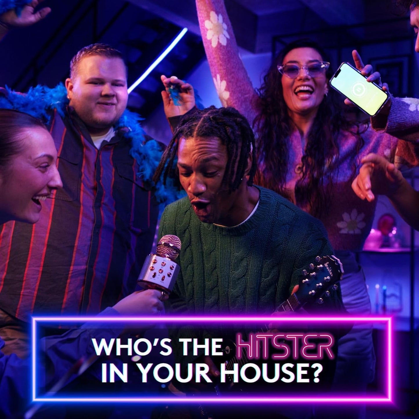 Hitster - The Music Party Board Game, Card Game, Fun Music Quiz Game, 2-10 Players - 300+ Iconic Music Hits - Great For Game Nights, Date Nights, Parties, Adult and Family Games - Jumbo (UK Edition)
