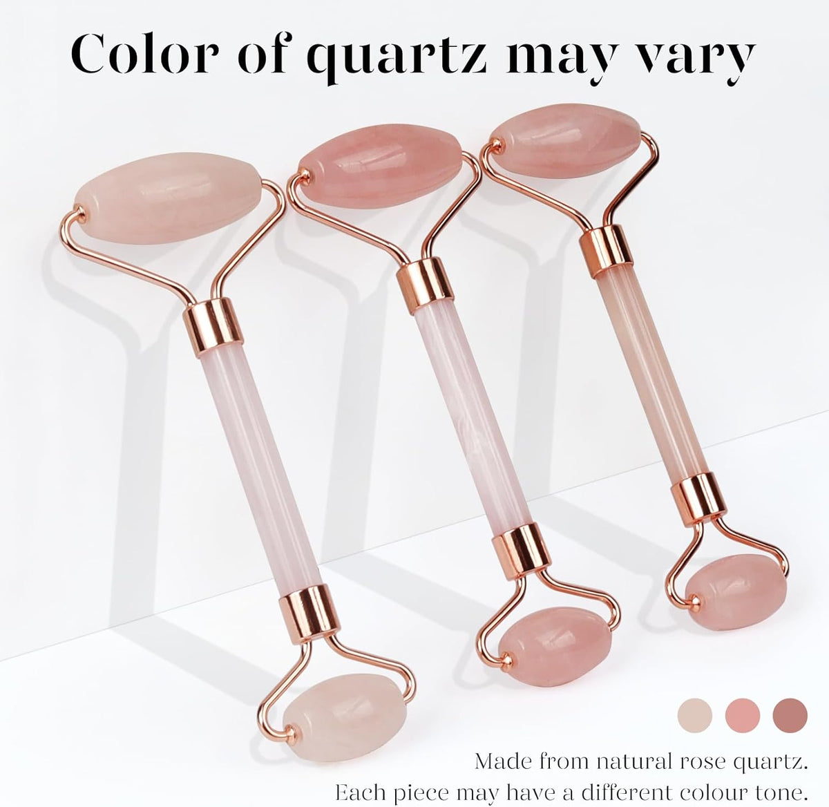 BAIMEI Rose Quartz Gua Sha & Jade Roller Set
