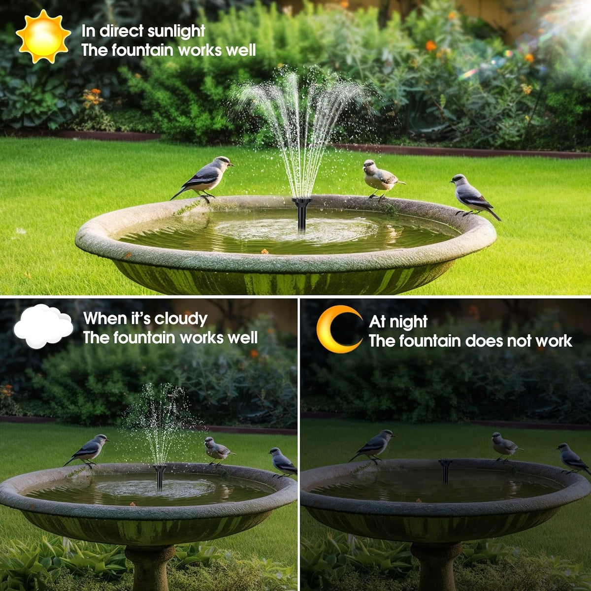 Biling 6W Solar Pond Fountain