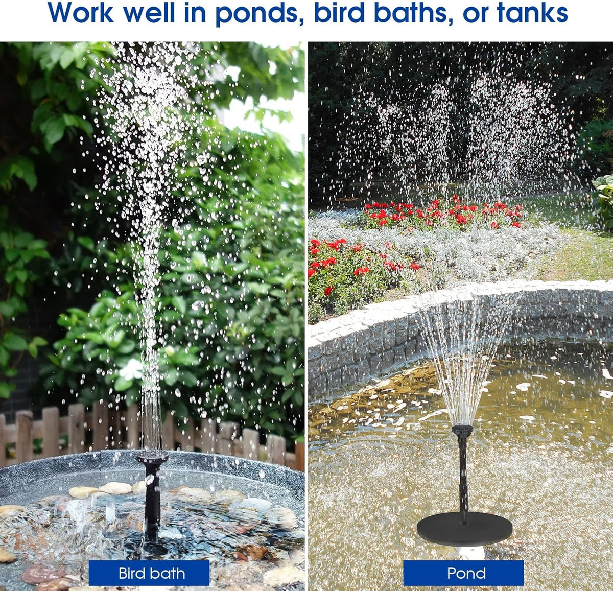 Biling 6W Solar Pond Fountain