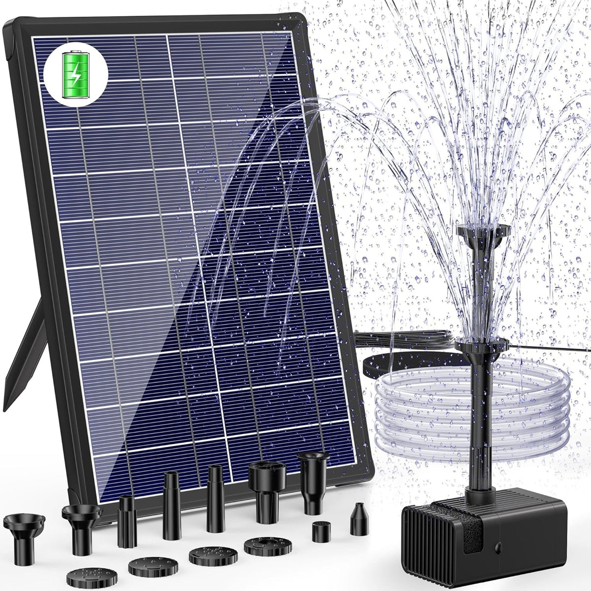Biling 7.5W Solar Pond Fountain