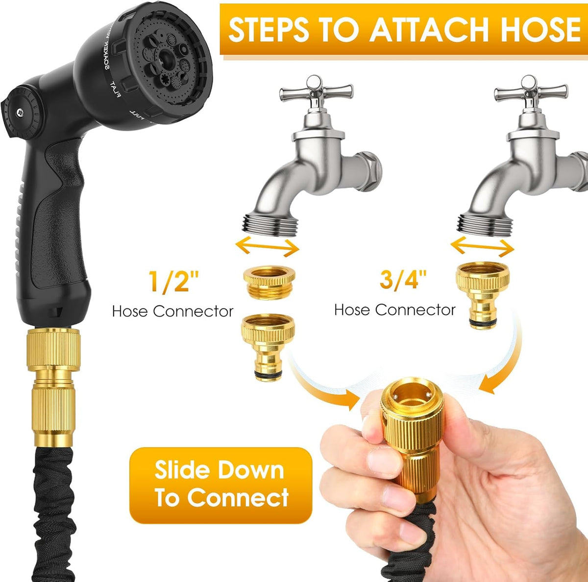 Expandable Garden Hose Pipe 100ft