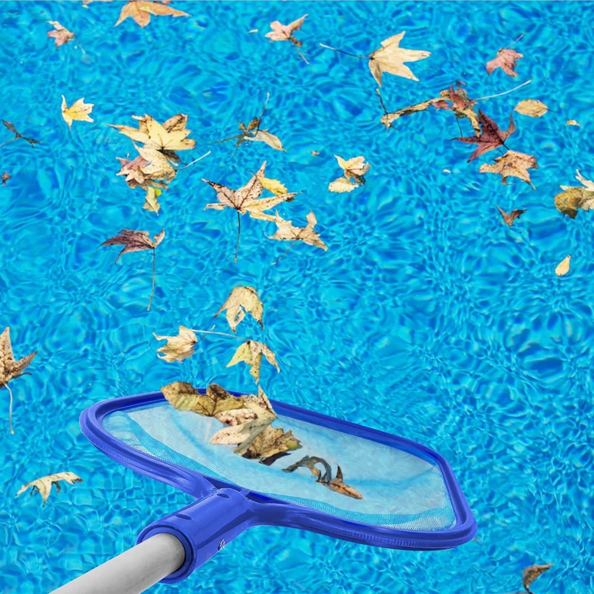 Jsdoin Pool Skimmer Net with 48″ Aluminium Telescopic Pole