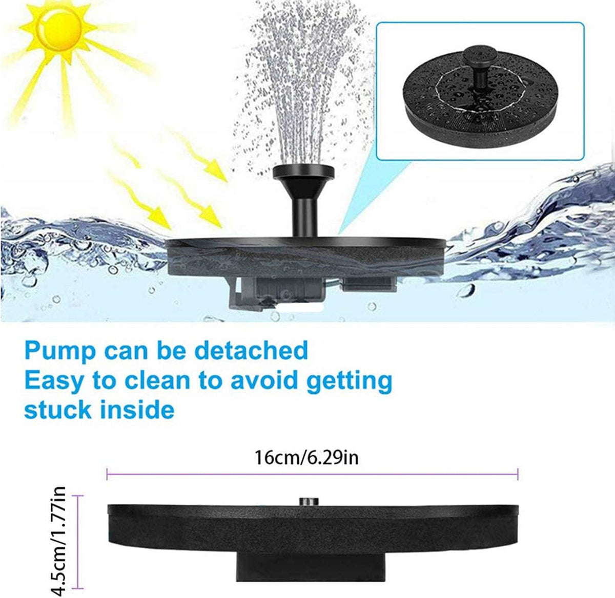 Jsdoin Solar Fountain Pump