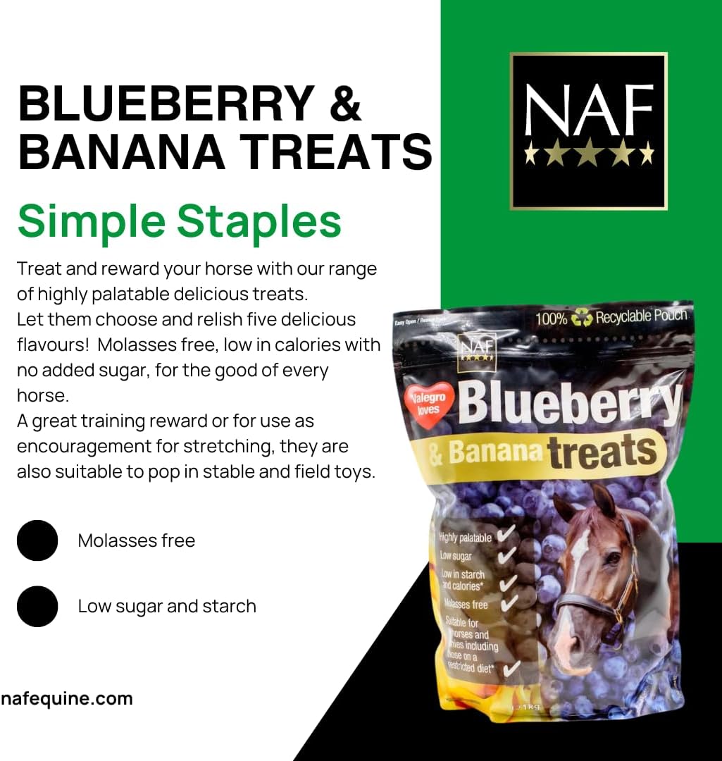 NAF Blueberry & Banana Horse Treats
