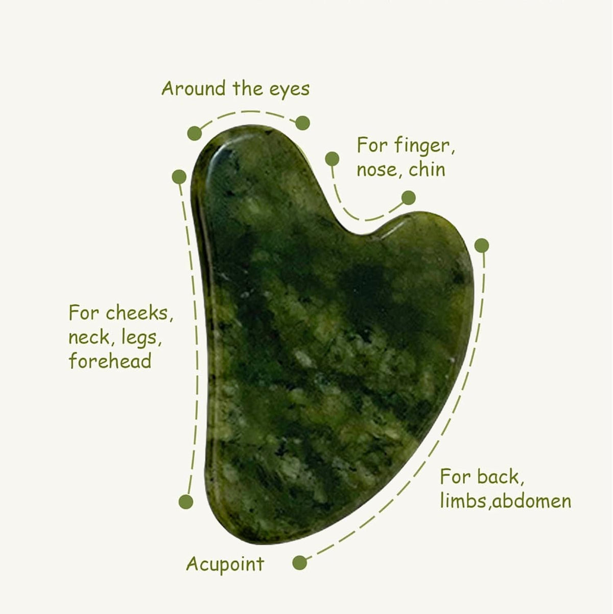 Premium Gua Sha Natural Jade Stone