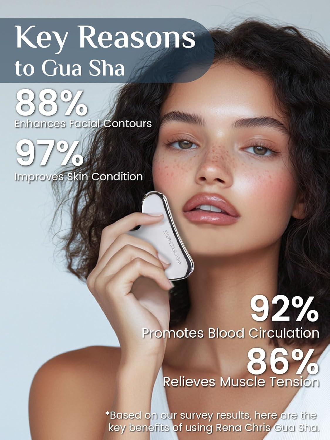 Rena Chris Stainless Steel Gua Sha