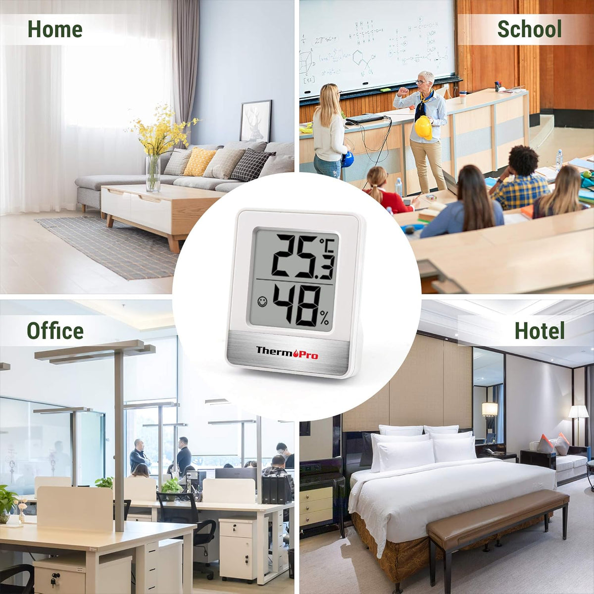 ThermoPro TP49-2 Digital Room Thermometer Indoor