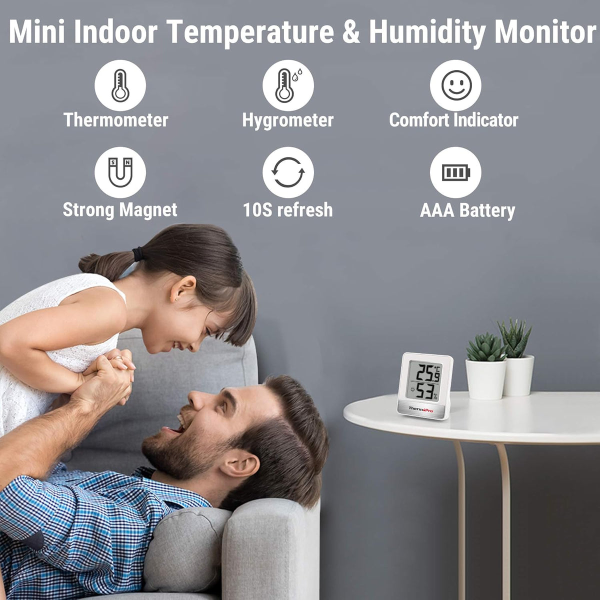 ThermoPro TP49-2 Digital Room Thermometer Indoor