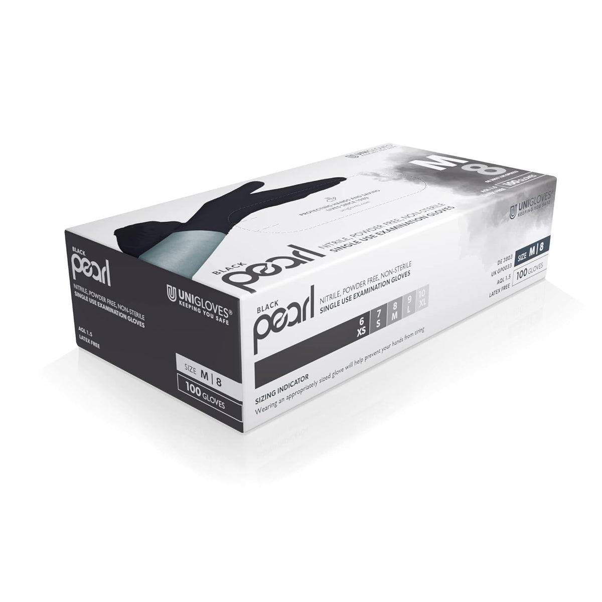 Title
Unigloves Black Pearl Nitrile Examination Gloves
